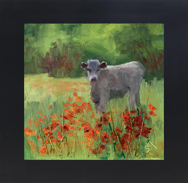 Click to view detail for Walks with Violet #18 4x4 $115